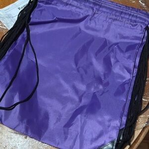14 Purple Drawstring Backpacks